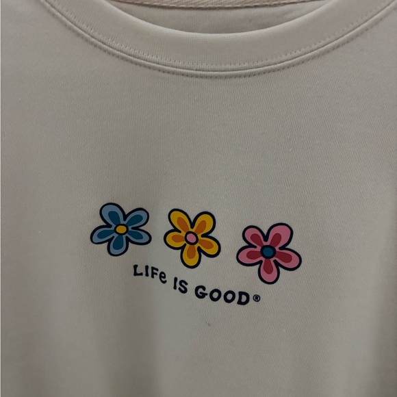 life is good flower crewneck - Picture 2 of 4